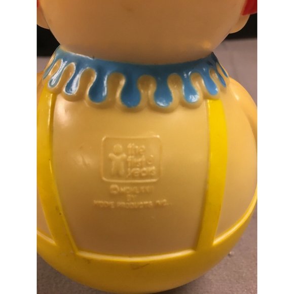 Clown Roly Poly Style The First Years Kidde Products Inc VINTAGE 1971 - Picture 3 of 3